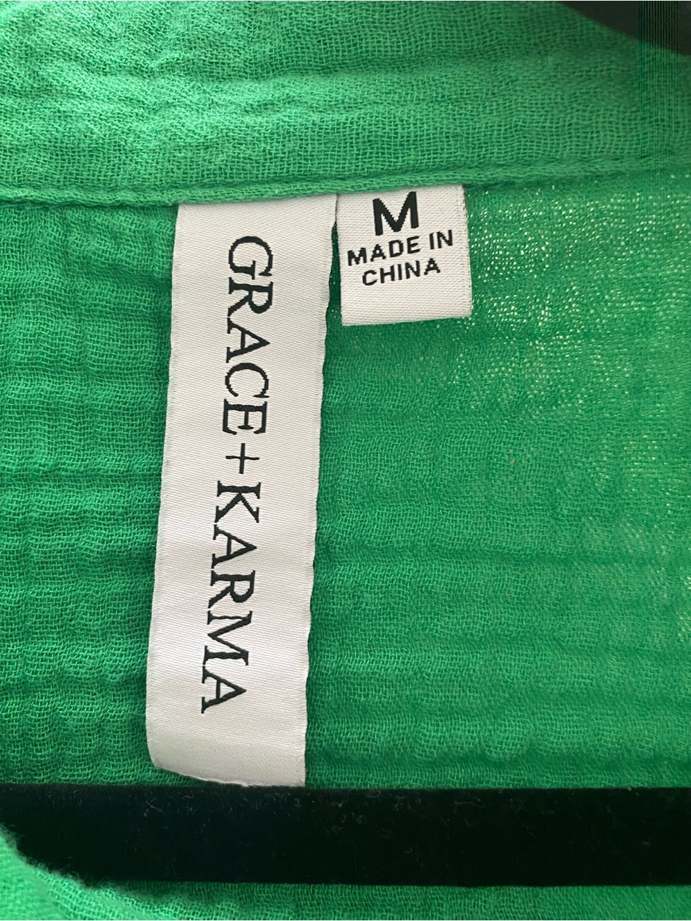Grace & Karma Emerald Green Short Sleeve 100% cotton top - Picture 6 of 8